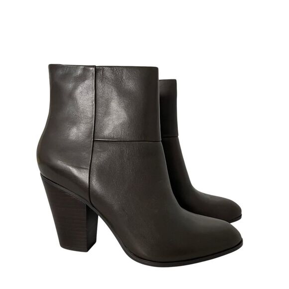 Nine West Brown Hisway Natural Le Booties NEW - Picture 1 of 6